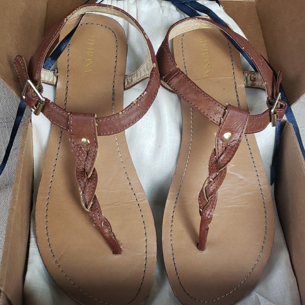 Brown Leather Sandals